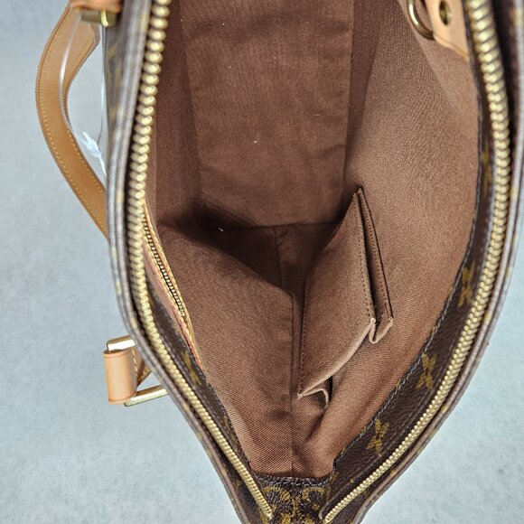 Lous Vuitton Monogram Cabas Piano Tote Bag Handbag Purse with Card - Picture 10 of 14